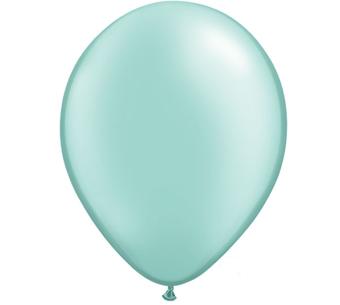 Pearl Mint Green Helium Latex Balloon